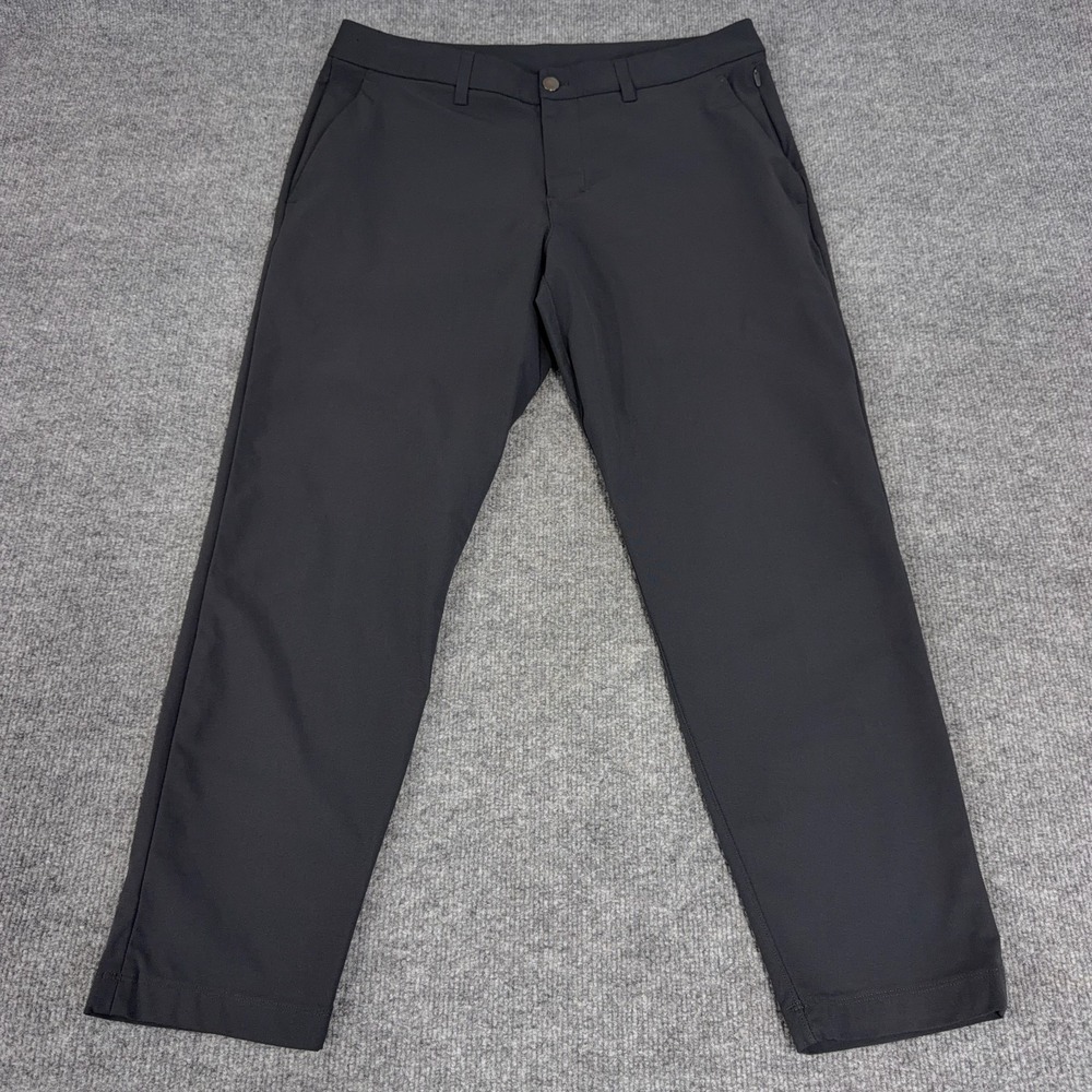 Lululemon Pants Men 34x28 Gray ABC Classic Fit Tech Chino Warpstreme Golf